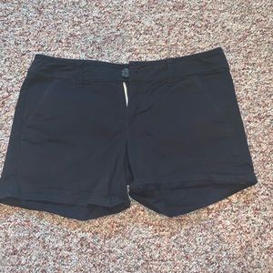 Black midi shorts from American Eagle